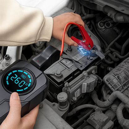 Jump Starter With Air Pump